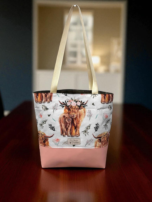 Highland Cow Tuesday Tote+