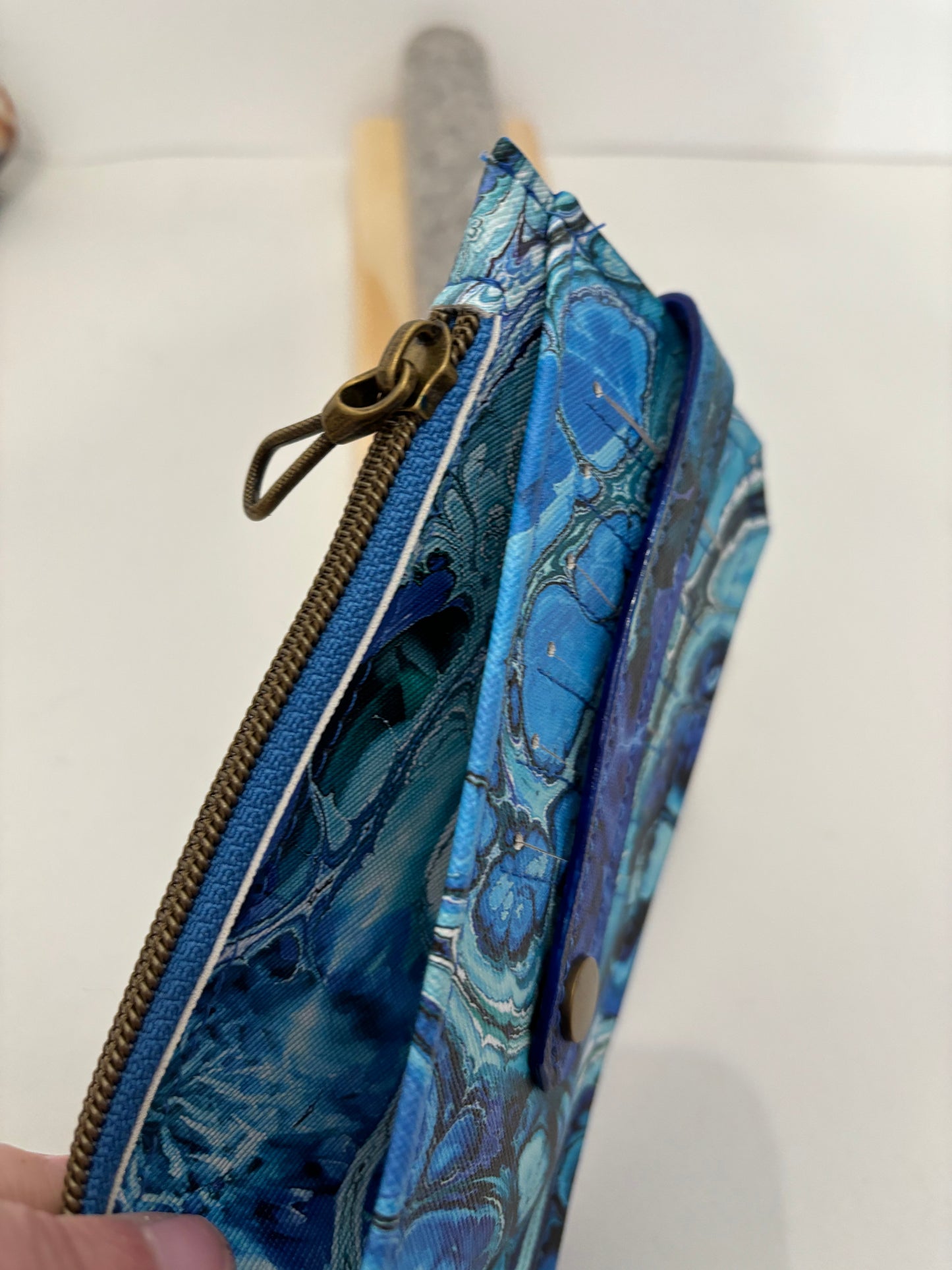 Blue Marbled Purse Pal